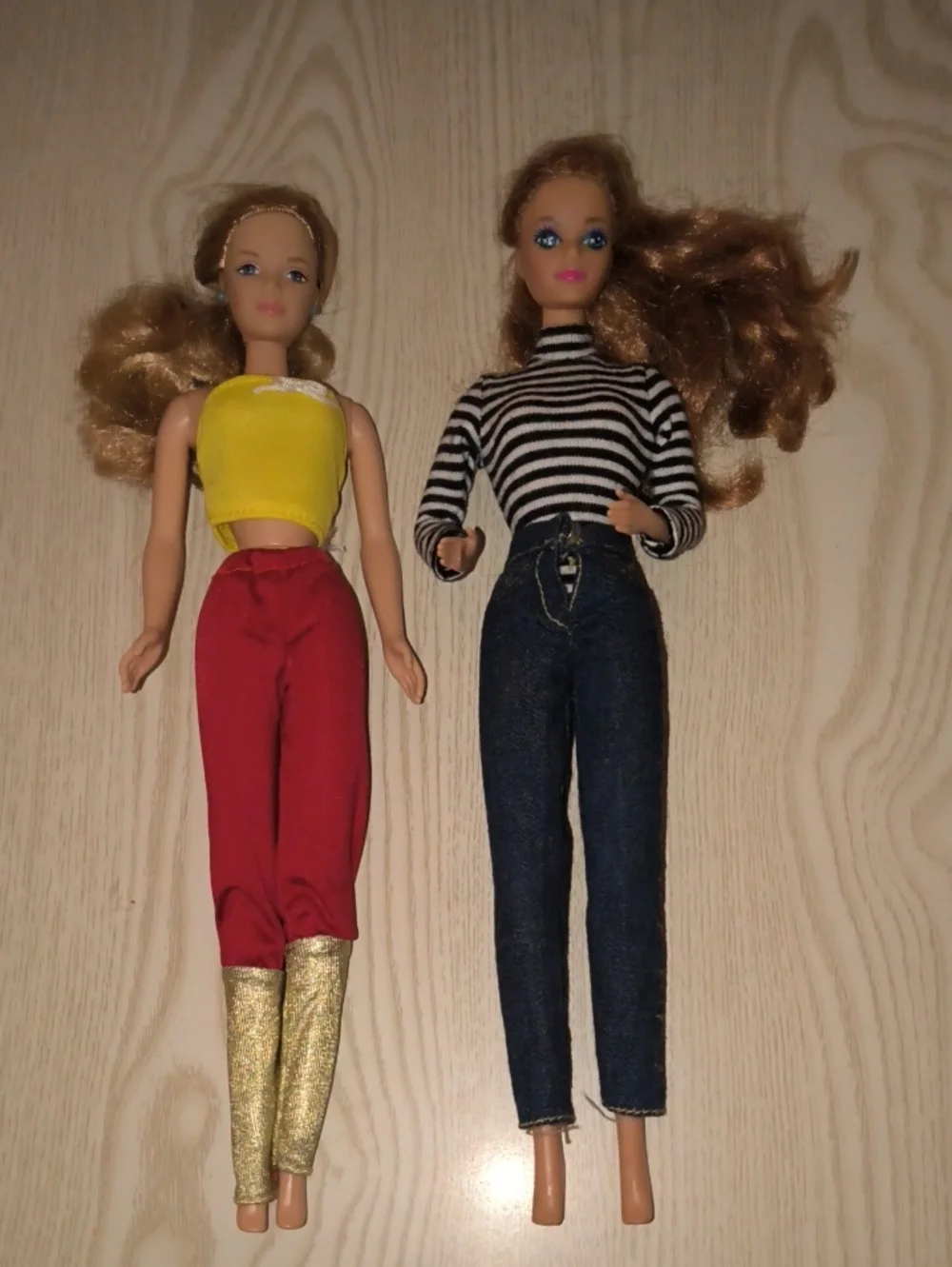 Mattel 1966 Barbie Dolls In Vintage Clothing Both Redheads